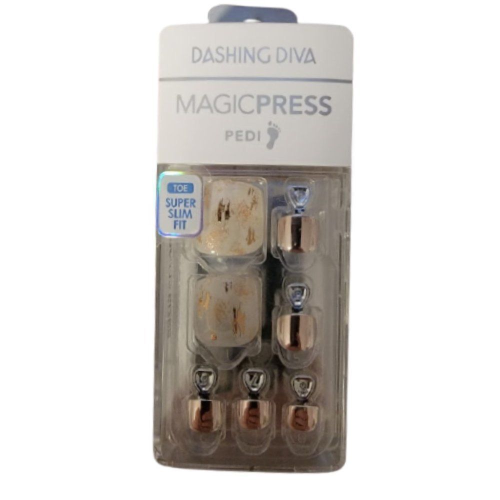 DASHING DIVA Magic Press Oh California Pedi Gold Touch - Picture 2 of 7